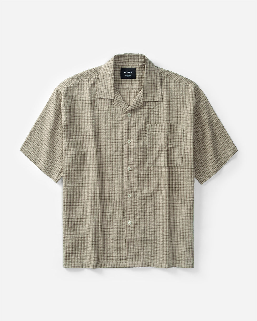 VBWOLF Ash Plaid Seersucker Shirt