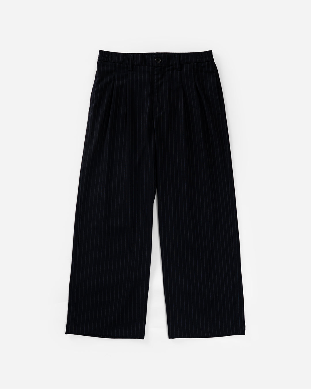 Relaxed-fit Striped Pleated Trousers