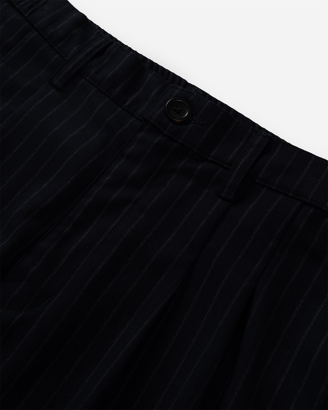 Relaxed-fit Striped Pleated Trousers