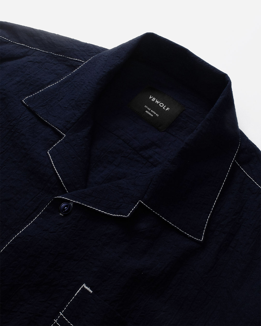 Contrast Stitching Komet Shirt