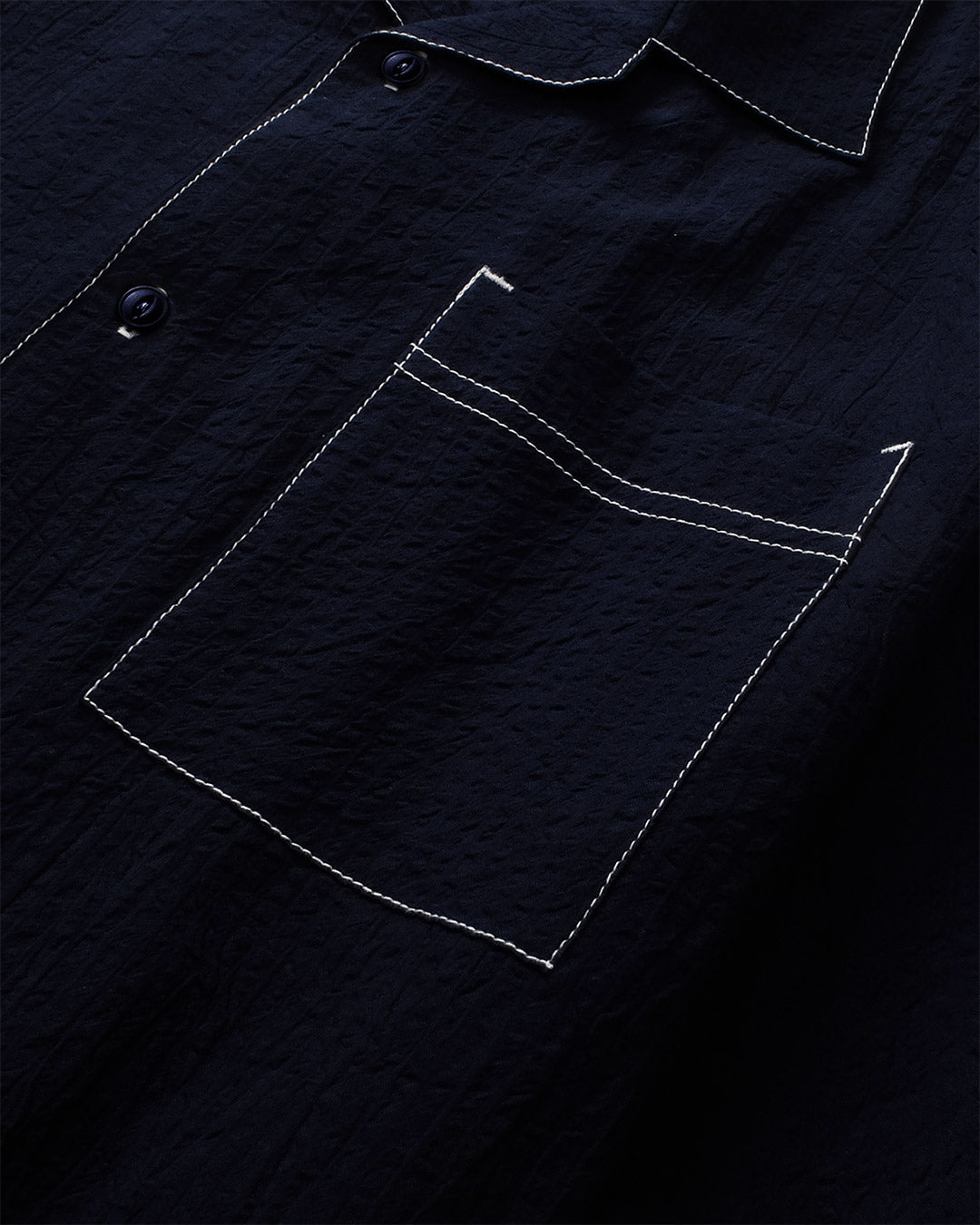 Contrast Stitching Komet Shirt