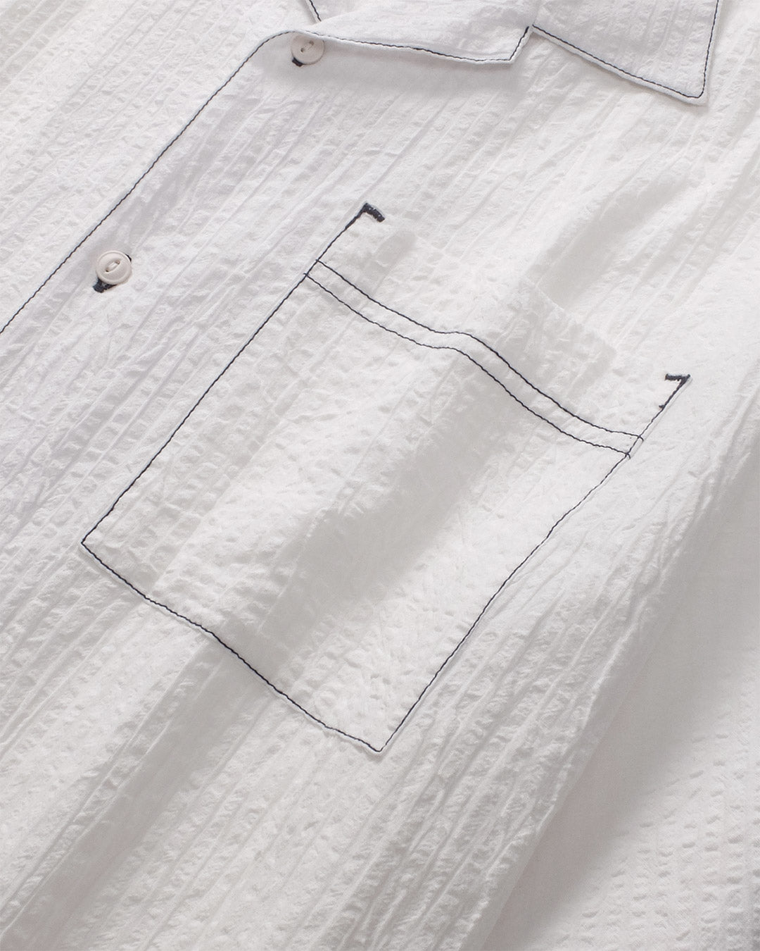 Contrast Stitching Komet Shirt