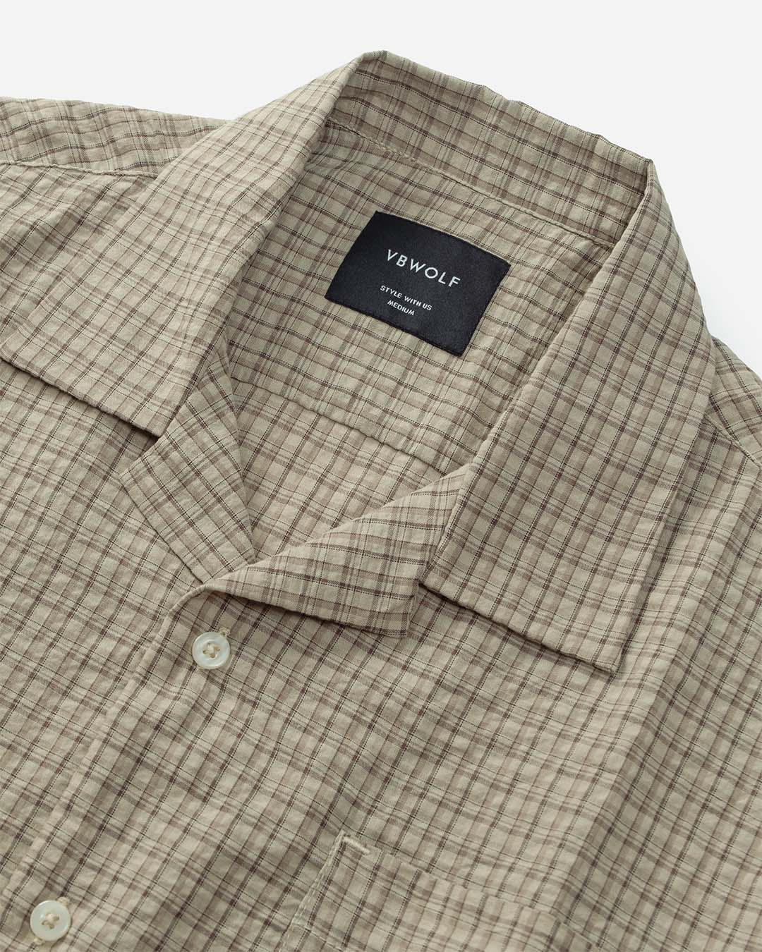 VBWOLF Ash Plaid Seersucker Shirt