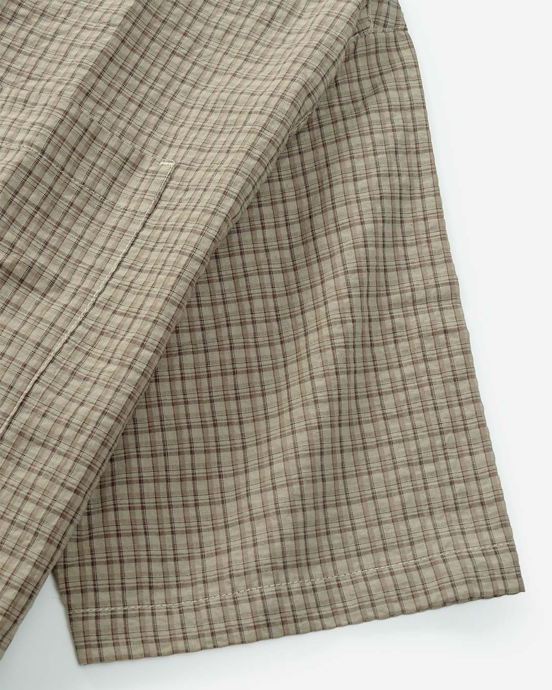 VBWOLF Ash Plaid Seersucker Shirt