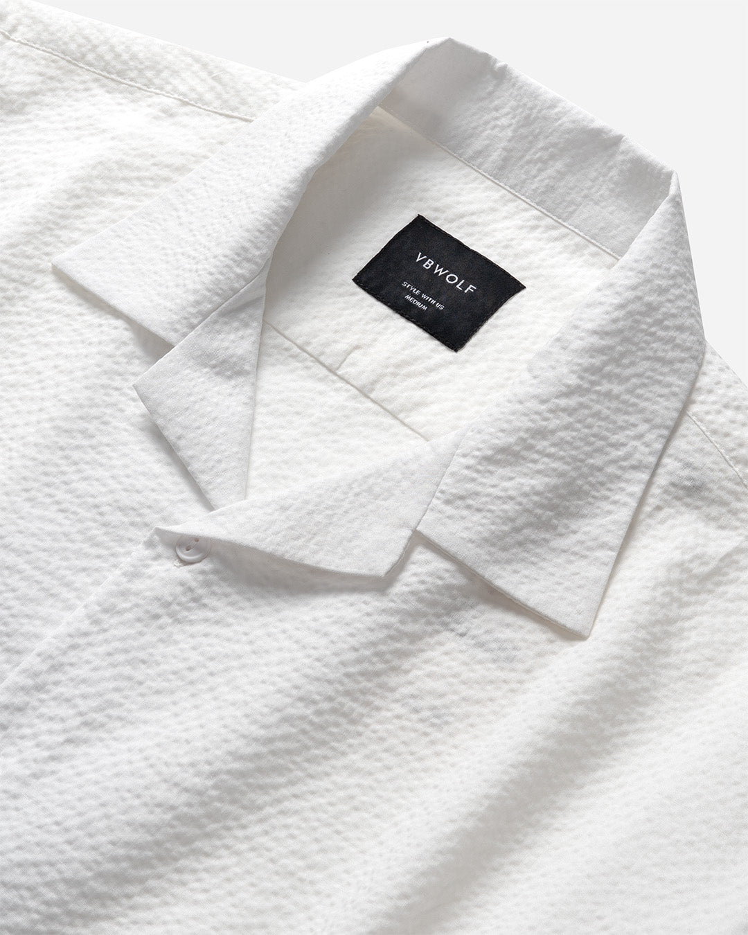 Vbwolf Seersucker Camp Shirt