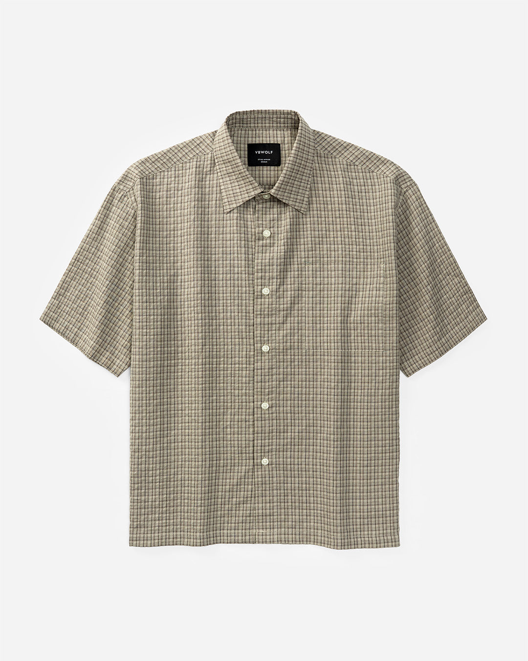 Vbwolf Cotton Plaid S. Shirt