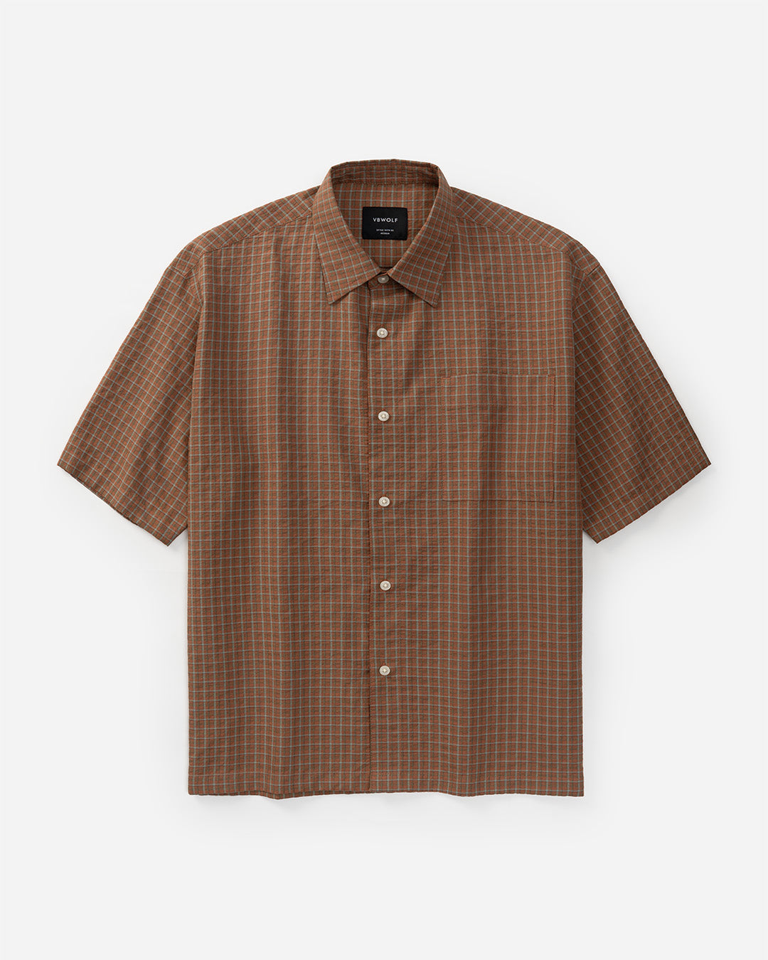 Vbwolf Cotton Plaid S. Shirt