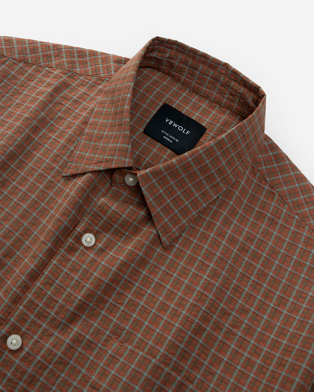 Vbwolf Cotton Plaid S. Shirt