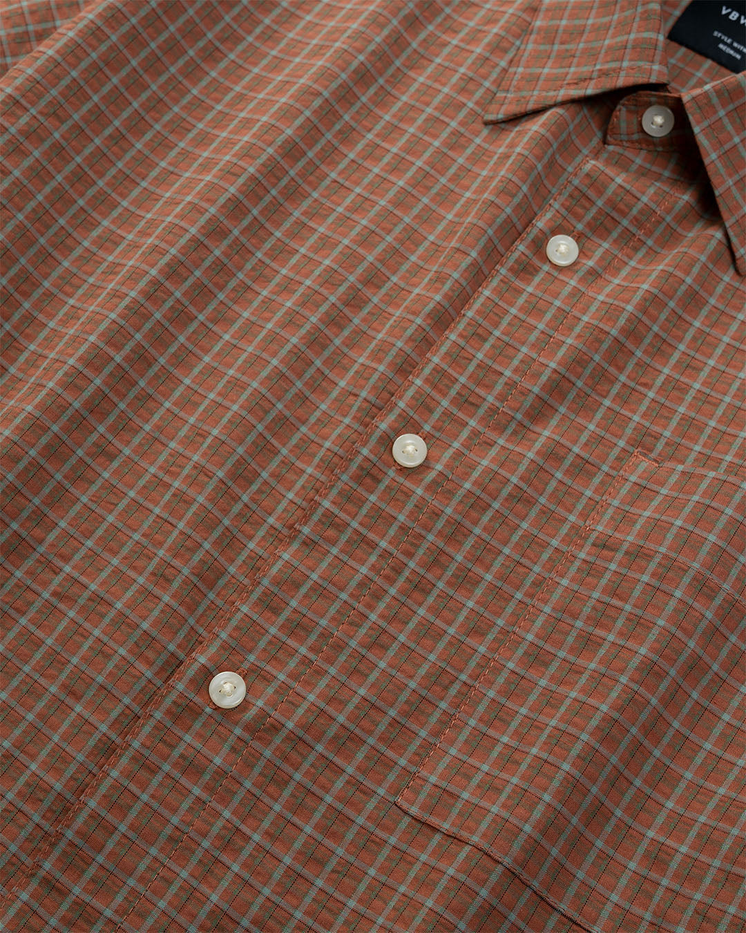 Vbwolf Cotton Plaid S. Shirt