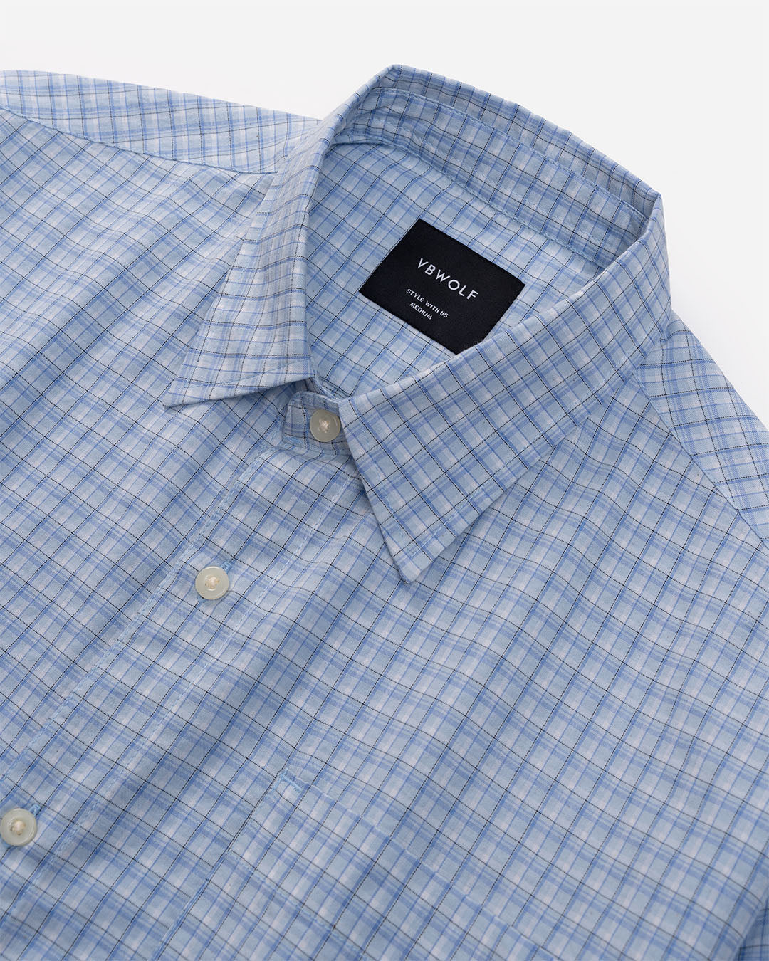 Vbwolf Cotton Plaid S. Shirt