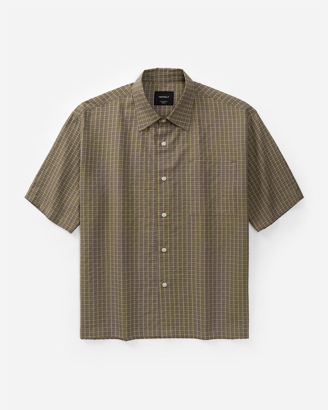 Vbwolf Cotton Plaid S. Shirt
