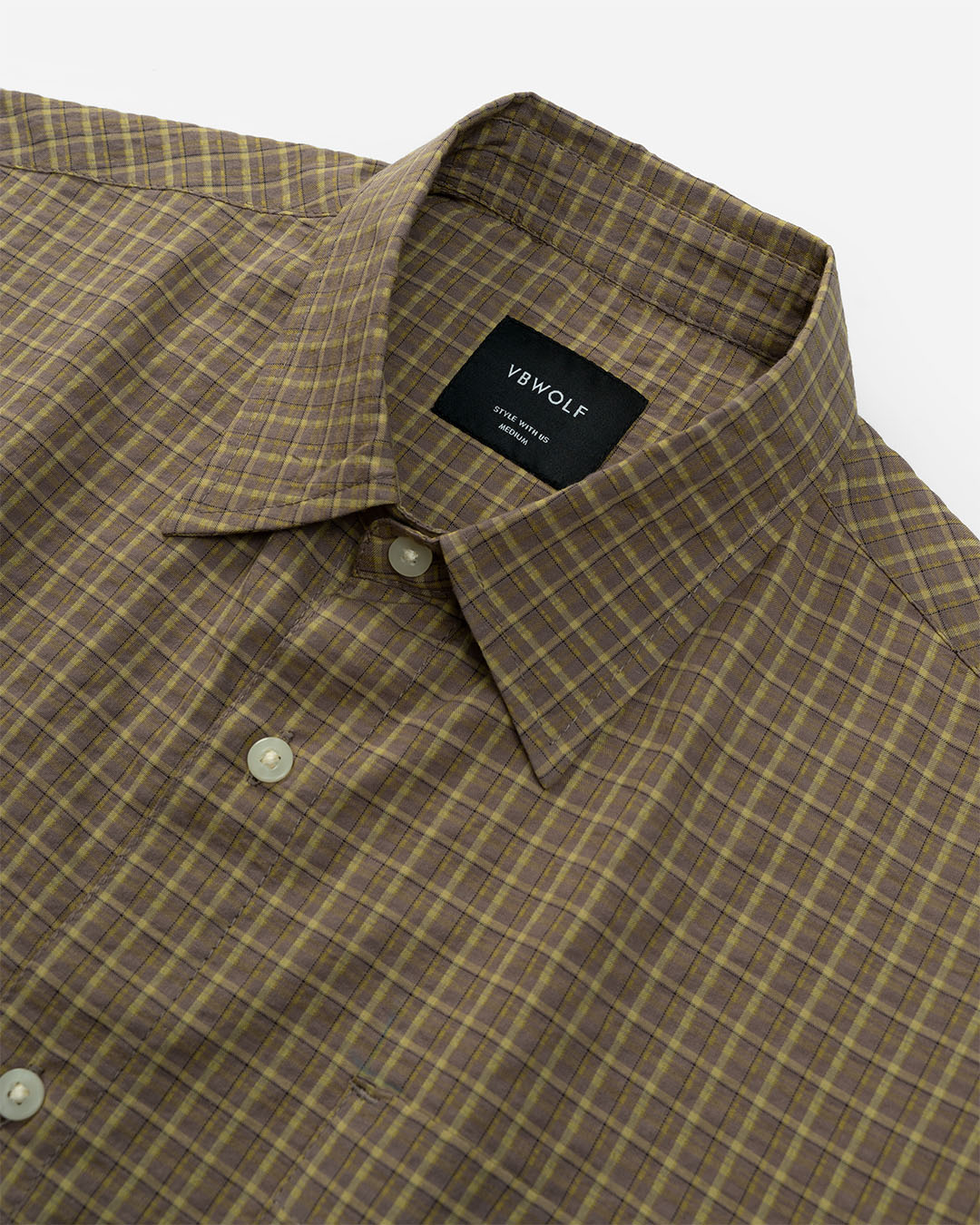 Vbwolf Cotton Plaid S. Shirt